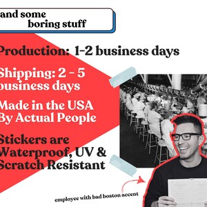 gay couple decal shipping and production
