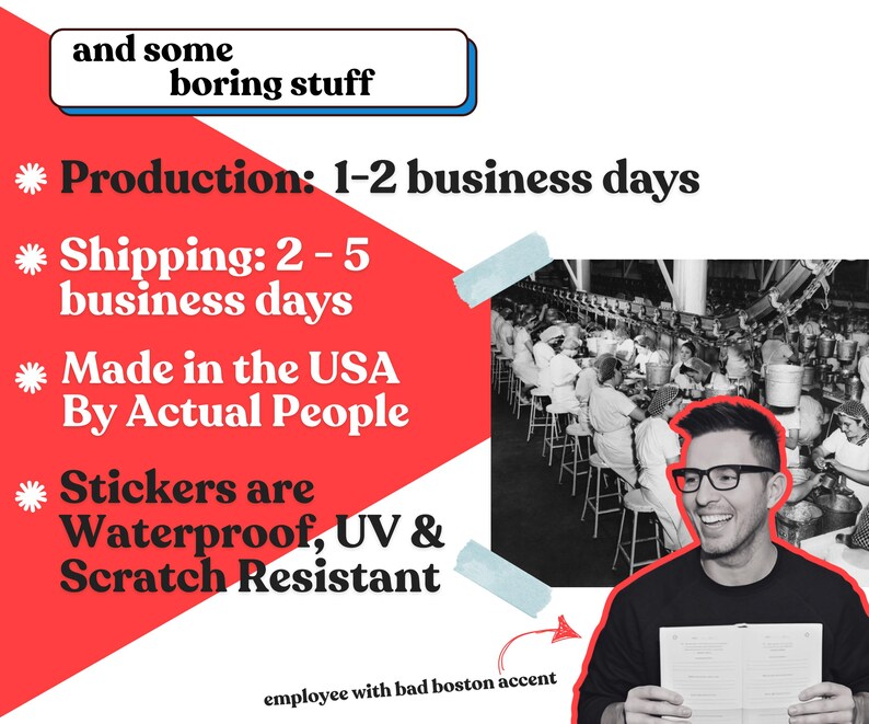 gay couple decal shipping and production