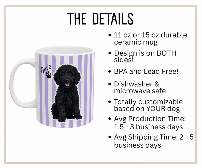 mug details