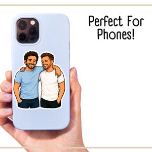 Custom Gay Couple Stickers For Phone