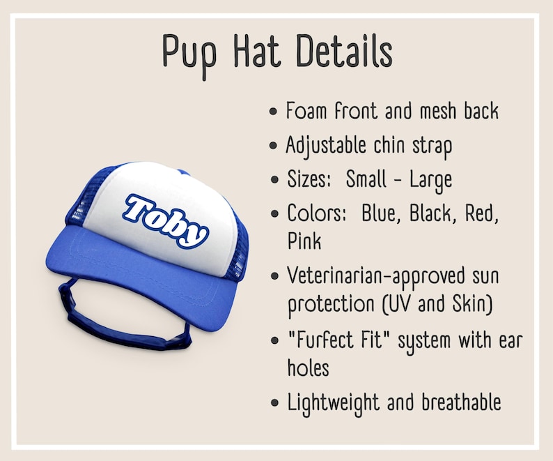Dog Trucker Hat details