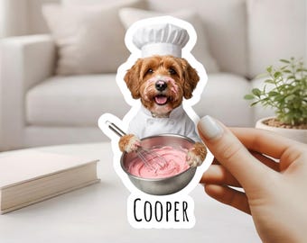 Funny Dog Stickers from Photo – Bulk Kiss Cut Vinyl Stickers of Your Own Dog
