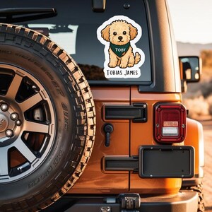 Custom Dog Decal For Car