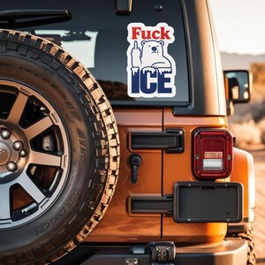 Fuck ICE Sticker For Car Decal