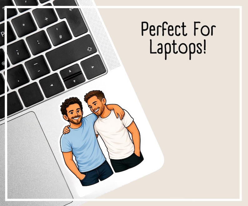 Custom Gay Couple Stickers For Laptop