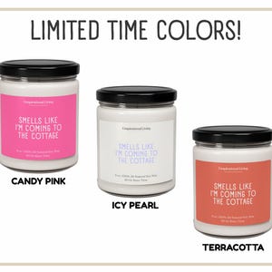 New Limited Time Colors:  Candy Pink, Icy Pearl, Terracotta