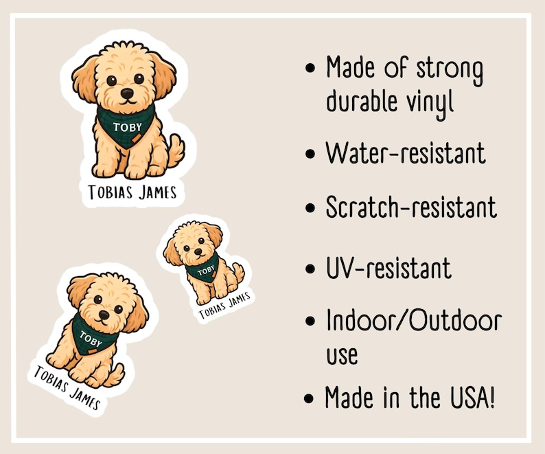 sticker details