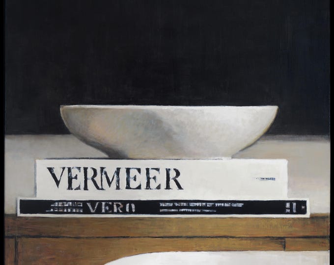 Featured listing image: Vermeer Still Life 30x30 inch Oil Bo Kravchenko