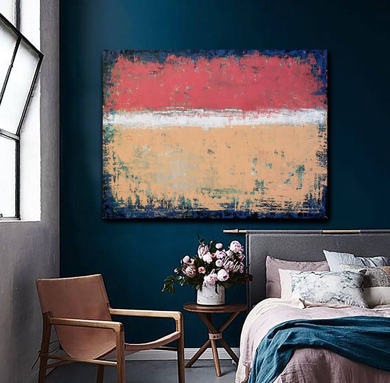 Original Acrylic Painting on Canvas Abstract Art 30x40 inch Etsy