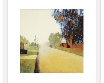 Soft Shimmering 10x10 in Art Print on Paper by Bo Kravchenko