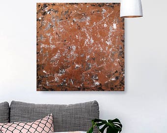 Copper 18x18x2&quot; Acrylic Wood Panel