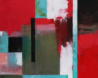 Linear Abstract #4 24x24 inch
