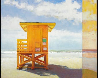 Sunlight Guardian Framed Oil Painting