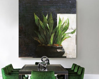 Abstract modern still life 2 48x48 inch