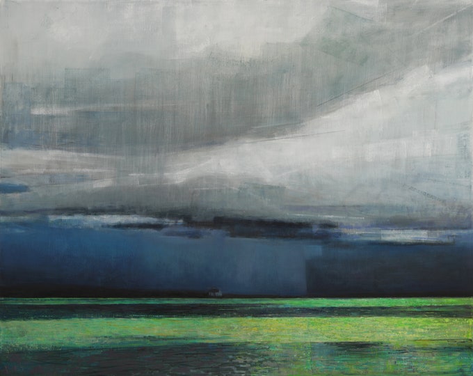Featured listing image: Ocean Storm Oil 60x48 inch Bo Kravchenko