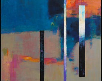 Linear Abstract #2 36X36 in Oil Bo Kravchenko