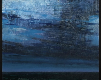 Grand storm, Oil Framed