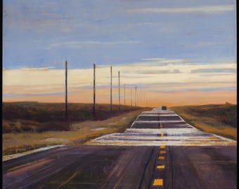 Fata Morgana Road 36x36" Oil