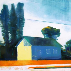 Blue Barn Painting Custom Made-to-Order Oil Painting
