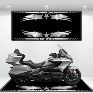 Honda Style Goldwing Motorcycle Mat  Personalized Rug Motorcycle Floor Bottom