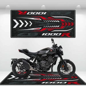 Motorcycle Mat for Honda CB1000R - Personalized Rug Motorcycle Floor Bottom