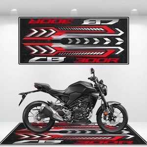Motorcycle Mat for Honda CB300R - Personalized Rug Motorcycle Floor Bottom