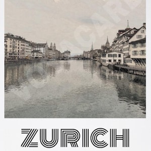 Carte postale de Zurich