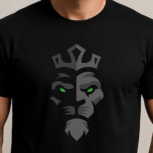 Men Shirt, Lion T-shirt, King Shirt, Gift For Husband, Lion Graphic Tee, Lion King T-shirt, King of The Jungle, The Lion King T Shirt