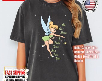Comfort Colors Disney Tinkerbell Shirt, Disney Princess Tinkerbell T-Shirt, Disney Tinkerbell Shirt, Disney Matching Tee,Magic Kingdom Shirt