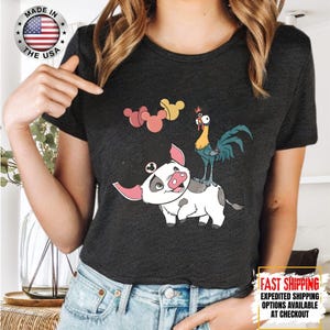 Hei Girl Hei Moana Crop Top, Disney Princess Moana Crop Top, Disney Trip, Disneyland Vacation Group Crop Tee image 4