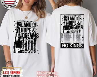Bruce Springsteen Tour 2026 Shirt, Bruce Springsteen Land Of Hope & Dreams Tour Shirt, Bruce Springsteen Fan Gift, Bruce Springsteen Merch