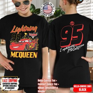 Vintage Lightning McQueen Comfort Colors Shirt, Disney Pixar Cars Shirt, Retro McQueen Graphic Tee, Disney Family Vacation Trip Shirt 2026 image 16