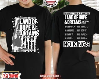 Bruce Springsteen Tour 2026 Shirt, Bruce Springsteen Land Of Hope & Dreams Tour Shirt, Bruce Springsteen Fan Gift, Bruce Springsteen Merch