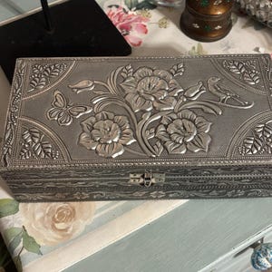 Antique Butterfly Jewelry Box - Etsy