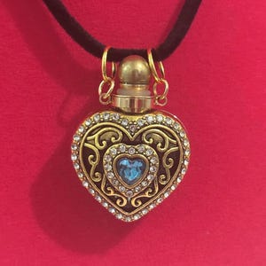 Love Potion Heart-Shaped Vial Necklace