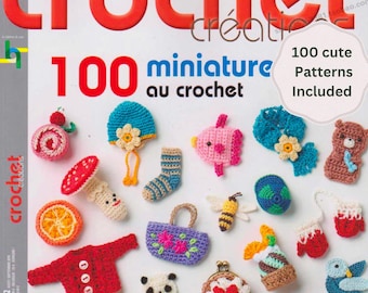 Miniatur-Häkelanleitung: 100+ kleine Amigurumi Designs (PDF-Muster)
