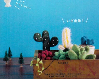 日本語で作る、ユニークなサボテンと多肉植物のかぎ針編みパターン22選