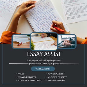 Academic / College Paper Help / Essay Help / Writing Services / Proof Reading and Editing (DIGITAL)