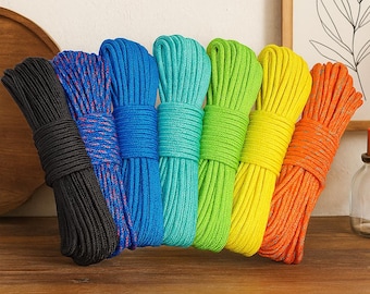 Cuerda trenzada de polipropileno para manualidades (1/4 de pulgada)