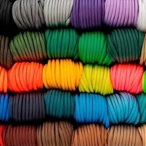 550 Paracord - Nylonschnur Nylon 4 mm - Nylonschnur - 100 ft
