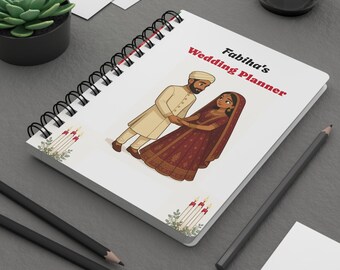 私のウェディングプランナージャーナル | デシウェディングプランナー、新郎新婦ノート、フラワーウェディングオーガナイザー、ブライダルシャワーギフト