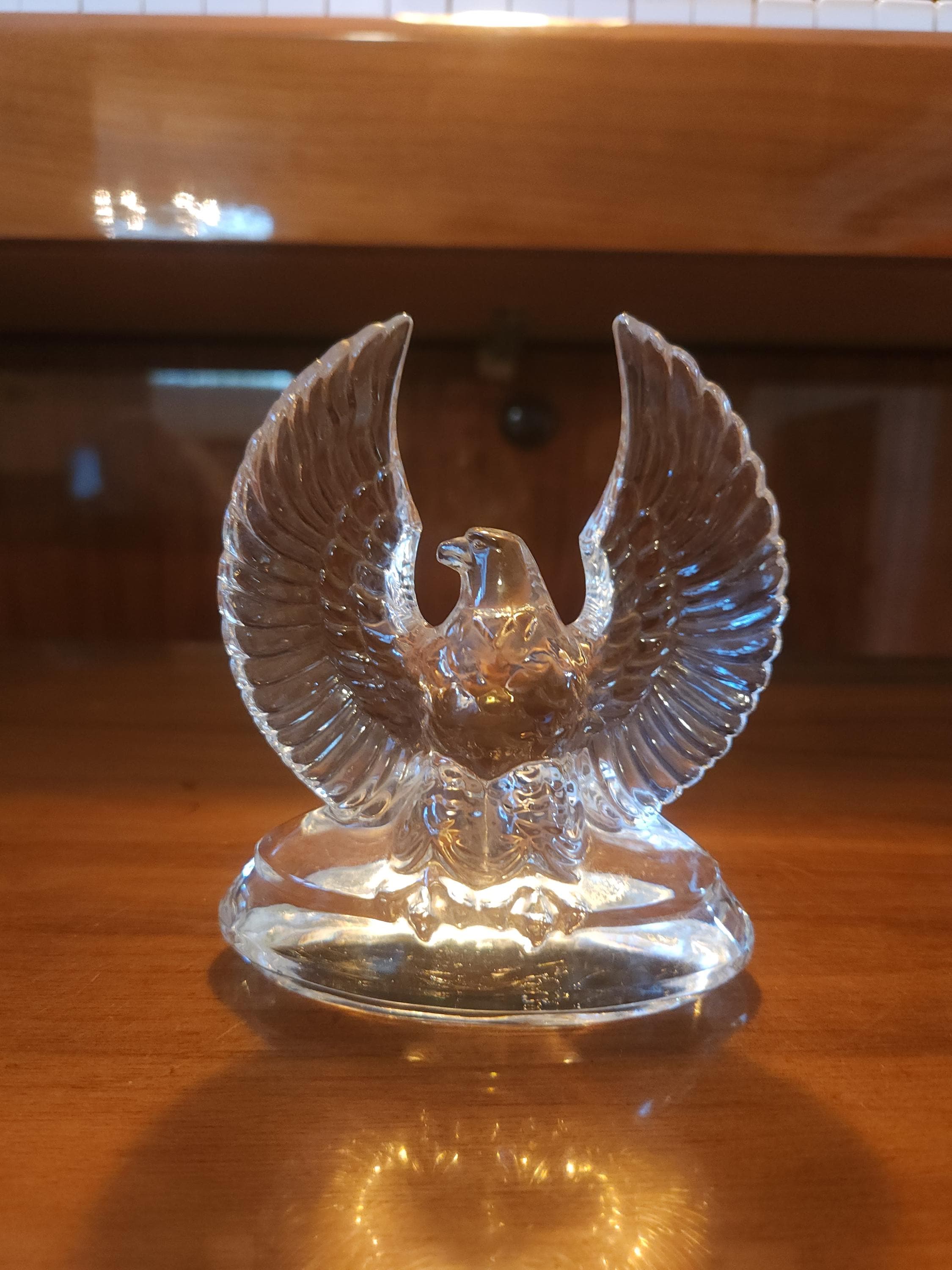 Crystal Glass Eagle - Etsy