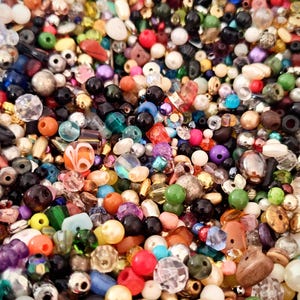 SMALL ASSORTED BEADS | Sold Per Bag