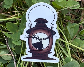 The Beast | Lantern | OTGW Inspired Sticker 1.3” x 1.9”