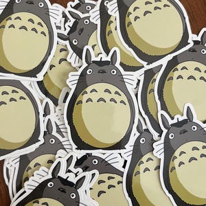 Forest Spirit | Totoro | Ghibli Anime Inspired Sticker 2” x 2.9” image 3