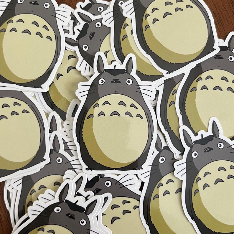 Forest Spirit | Totoro | Ghibli Anime Inspired Sticker 2” x 2.9” image 3