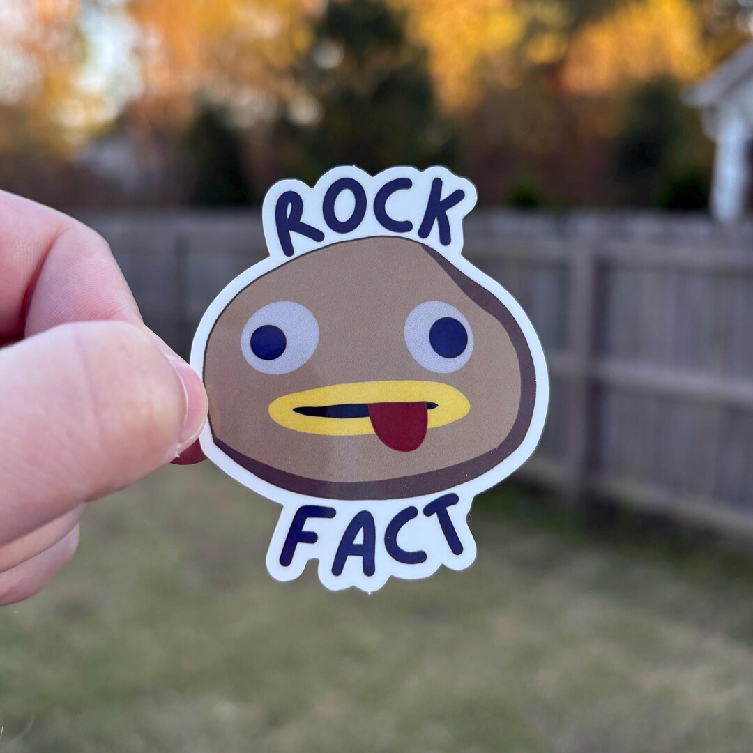 That’s a Rock Fact | OTGW Inspired Sticker 2” X 2.4” - Etsy