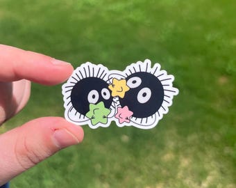 Soot Spirit/Sprite | Ghibli Anime Inspired Sticker 1.9” x 1.6”