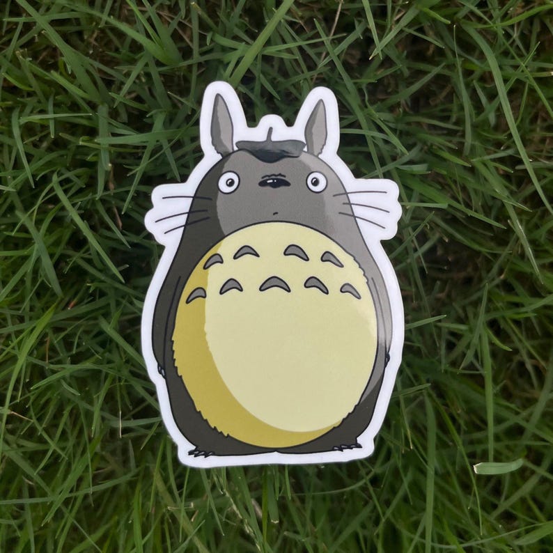 Forest Spirit | Totoro | Ghibli Anime Inspired Sticker 2” x 2.9” image 1