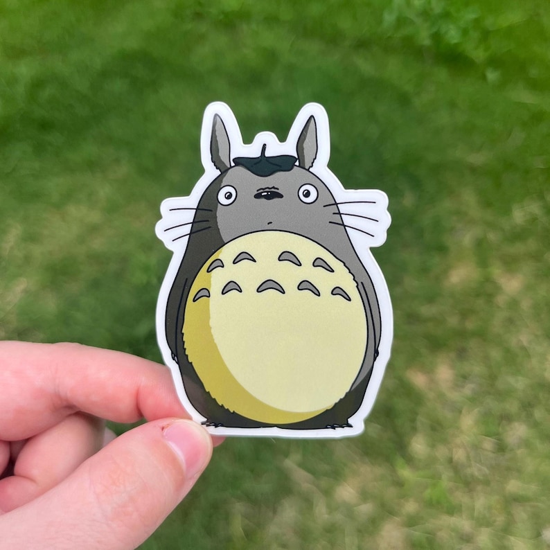 Forest Spirit | Totoro | Ghibli Anime Inspired Sticker 2” x 2.9” image 2